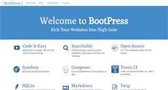 Desktop Screenshot of bootpress.org